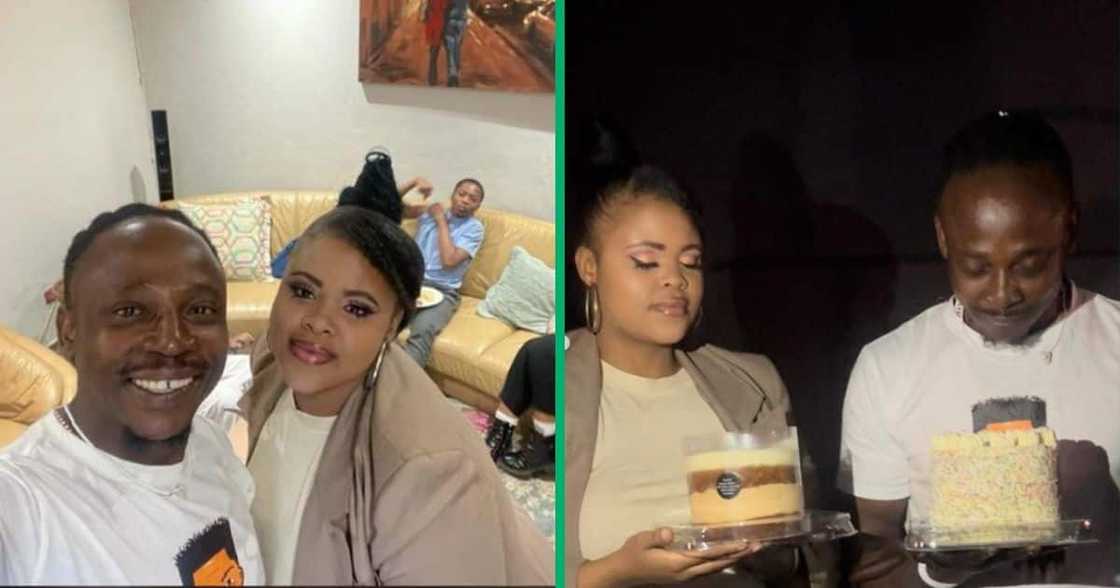 Thabiso Mokhethi and sister Thabiso Mokhethi and sister