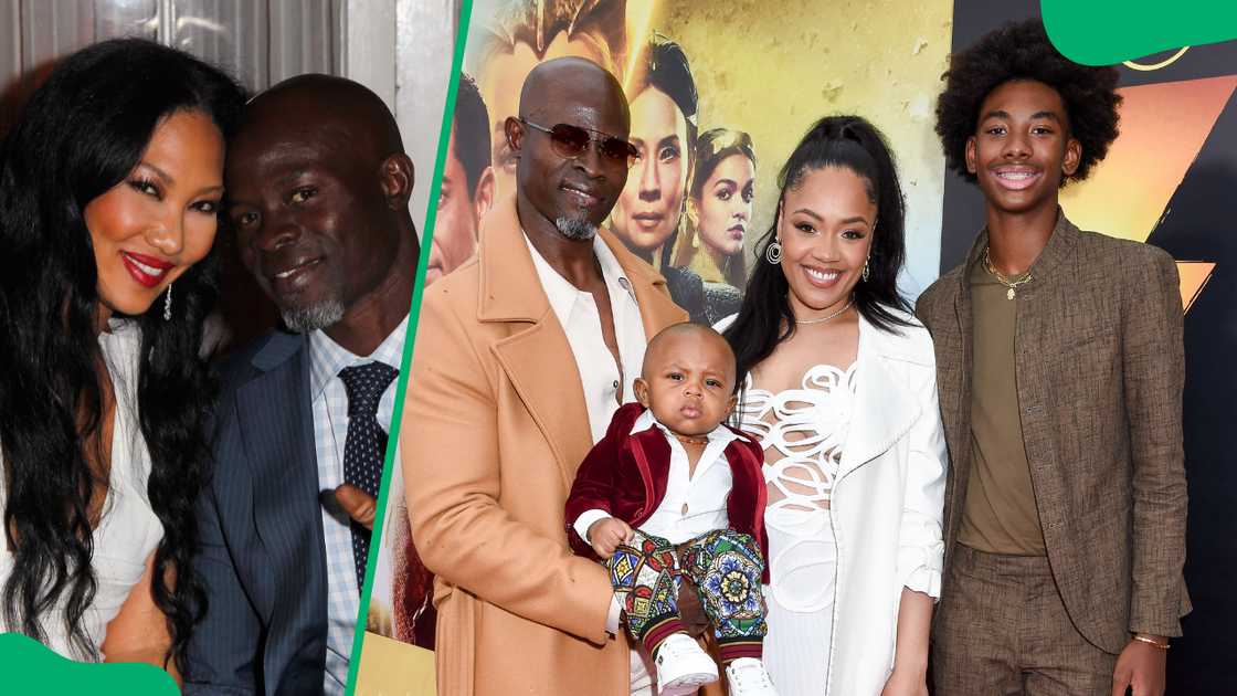 Djimon Hounsou's family Djimon Hounsou's family