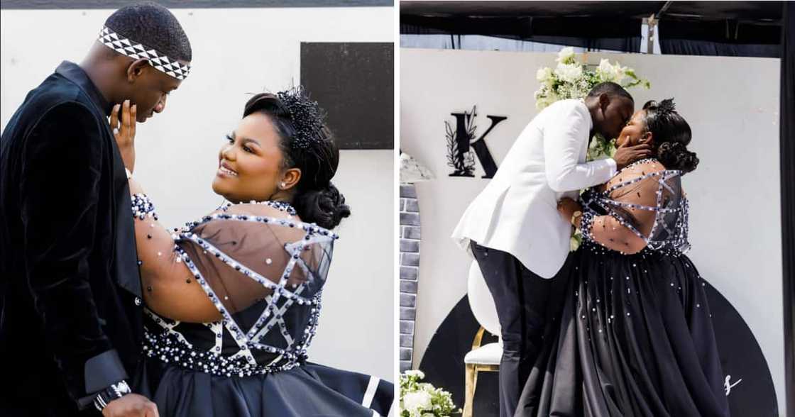 A woman got hitched to her best friend at a fabulous wedding. A woman got hitched to her best friend at a fabulous wedding.