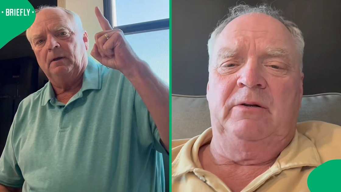 An American man showcased the biltong he received and shared his thoughts.