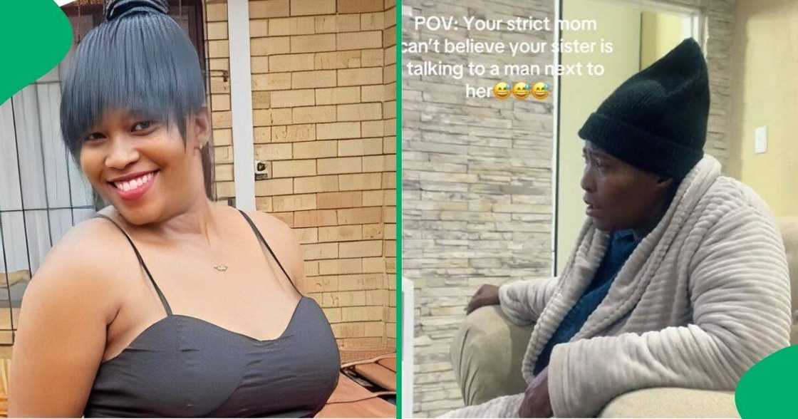 A mother was in disbelief when her 32-year-old daughter spoke to a man while seated next to her. A mother was in disbelief when her 32-year-old daughter spoke to a man while seated next to her.