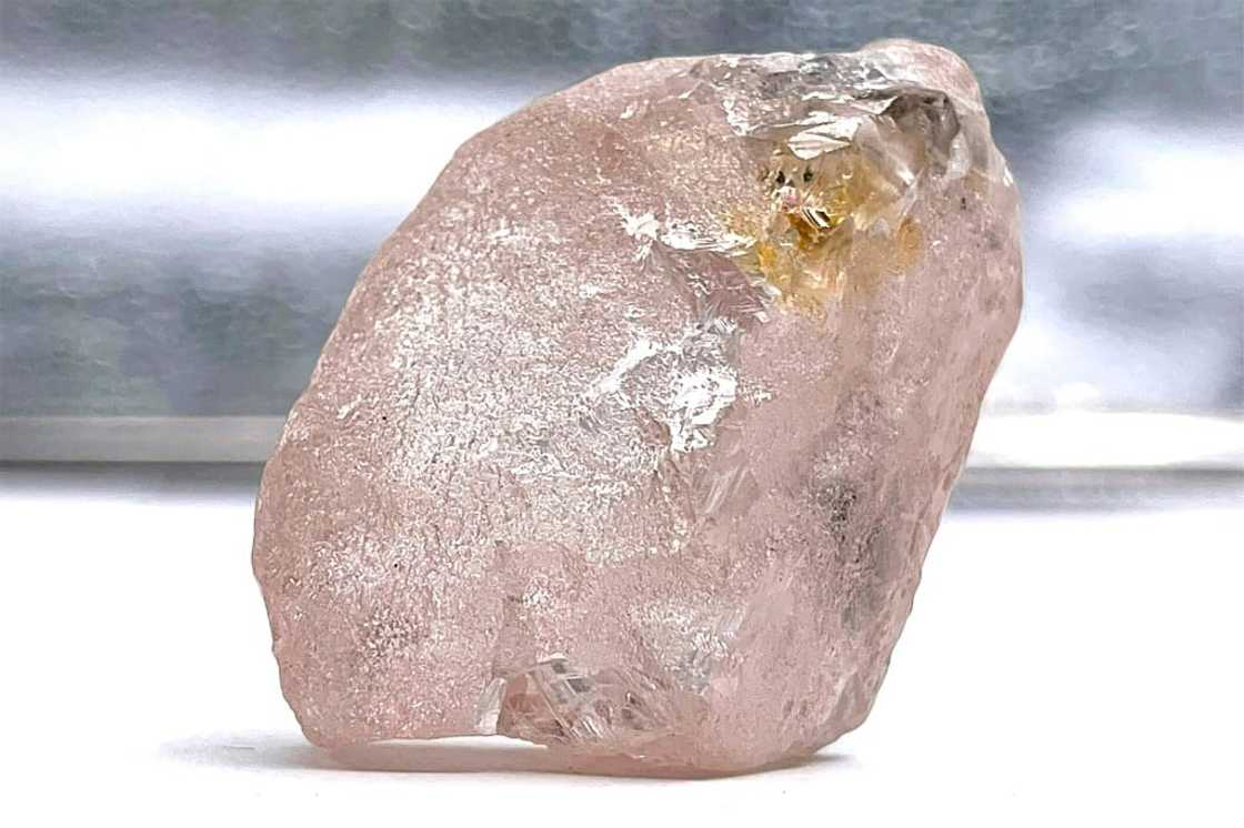 A 170 carat pink diamond was discovered at Lulo mine in Angola's diamond-rich northeast and is among the largest pink diamonds ever found A 170 carat pink diamond was discovered at Lulo mine in Angola's diamond-rich northeast and is among the largest pink diamonds ever found