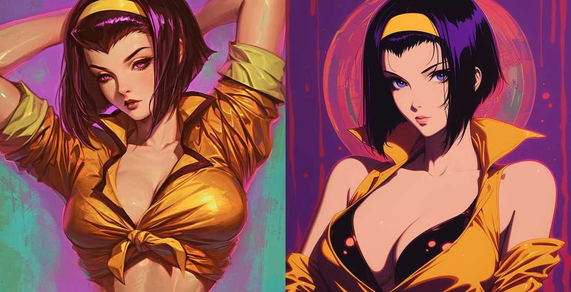 Faye Valentine looked like she is in her 20s Faye Valentine looked like she is in her 20s