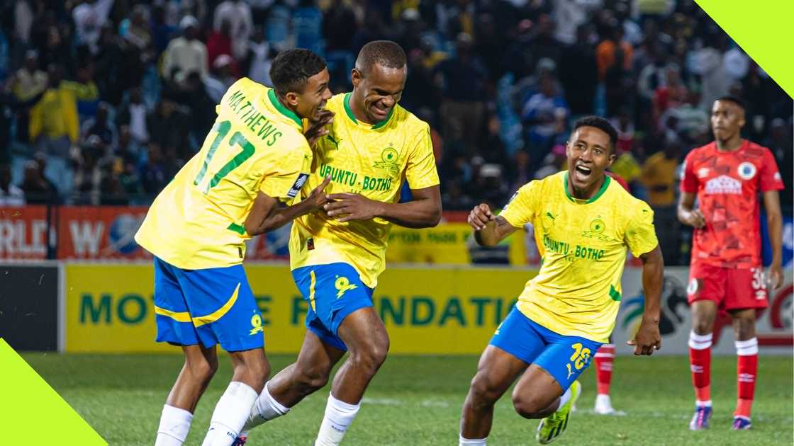 Mamelodi Sundowns run riot against Marumo Gallants to move top of the Betway Premiership table on Tuesday evening. Photo: @Masandawana.