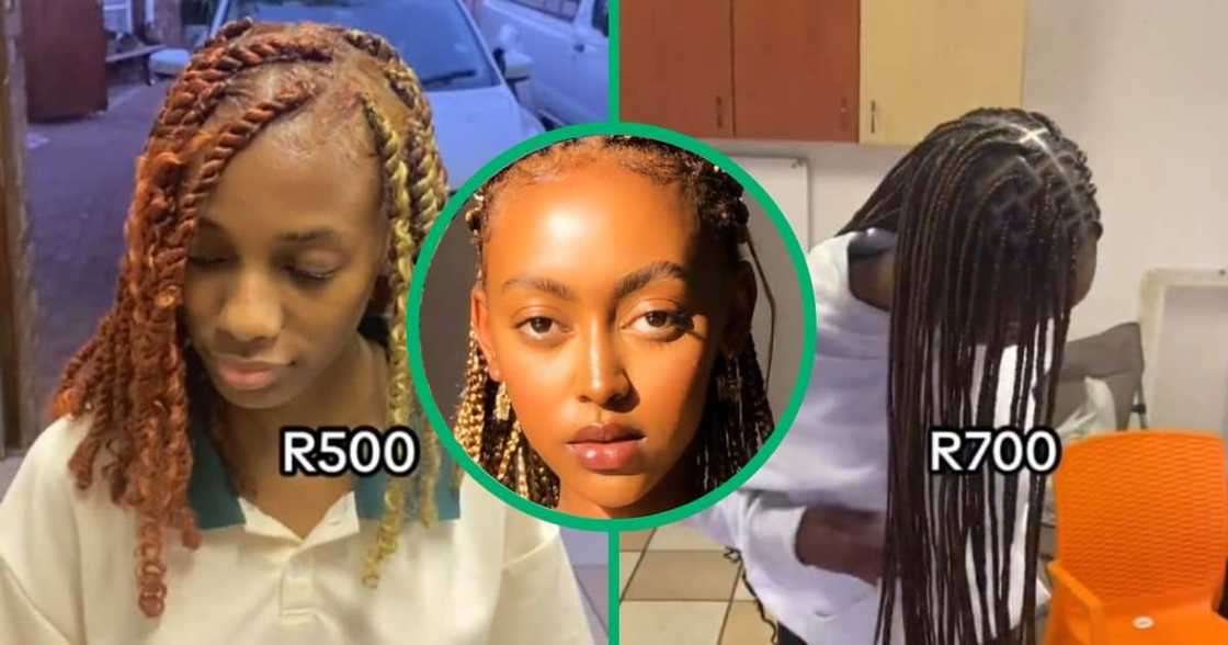 A Polokwane woman made R7,100 in one week of braiding people.