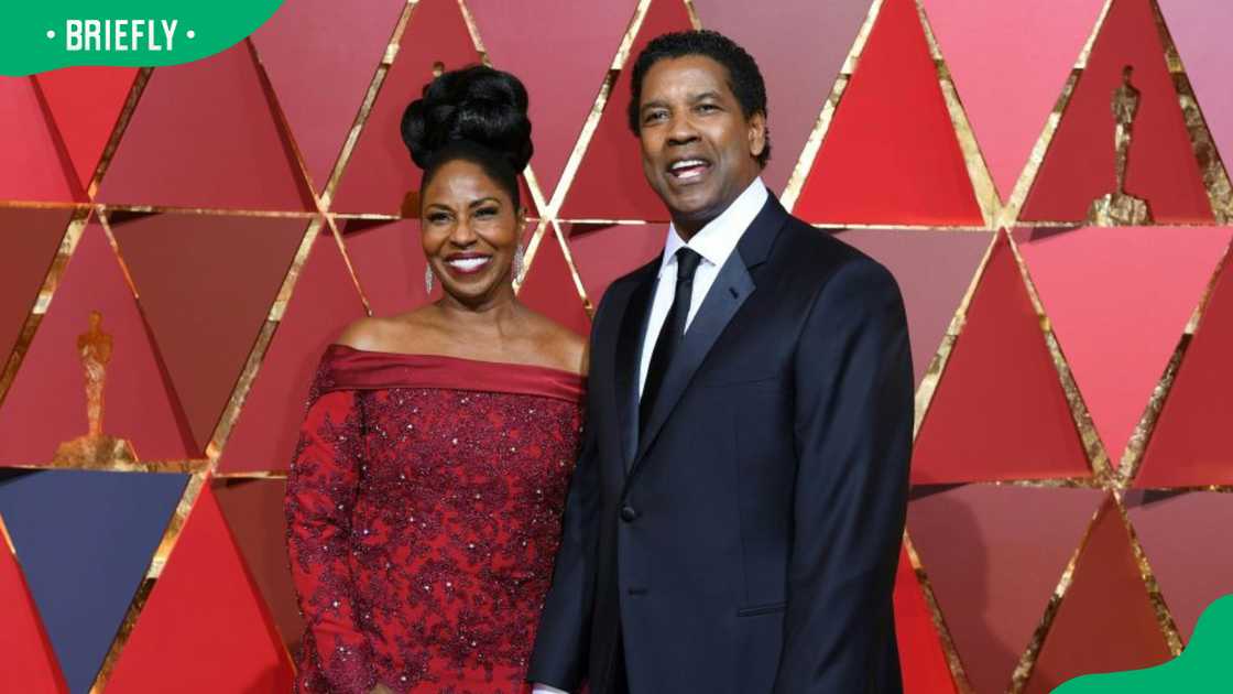 Denzel Washington and his wife Pauletta