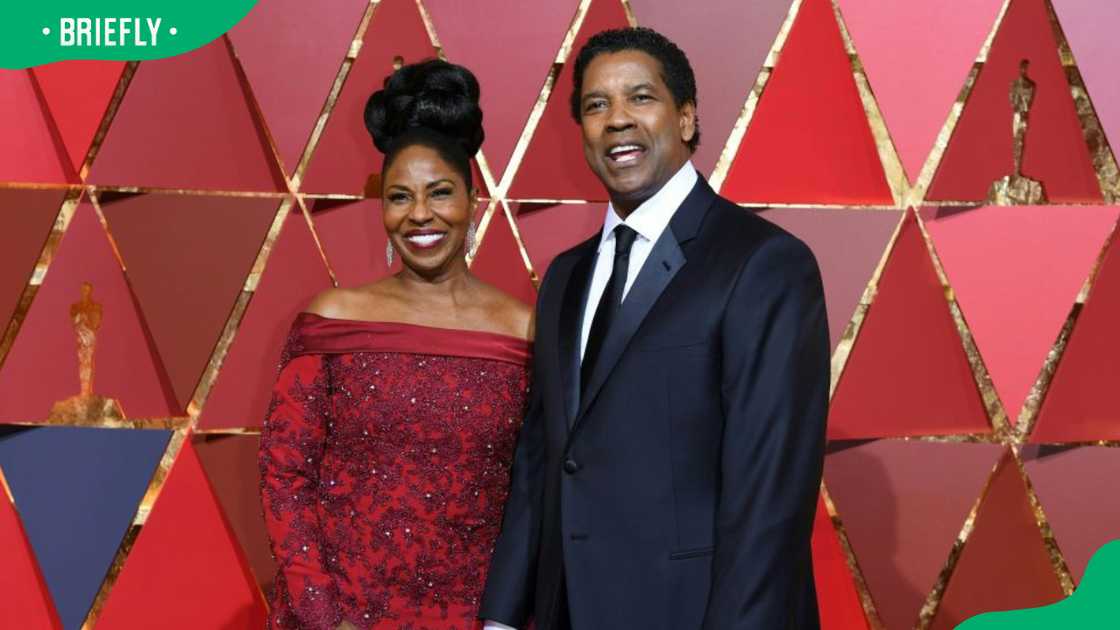 Denzel Washington and his wife Pauletta Denzel Washington and his wife Pauletta