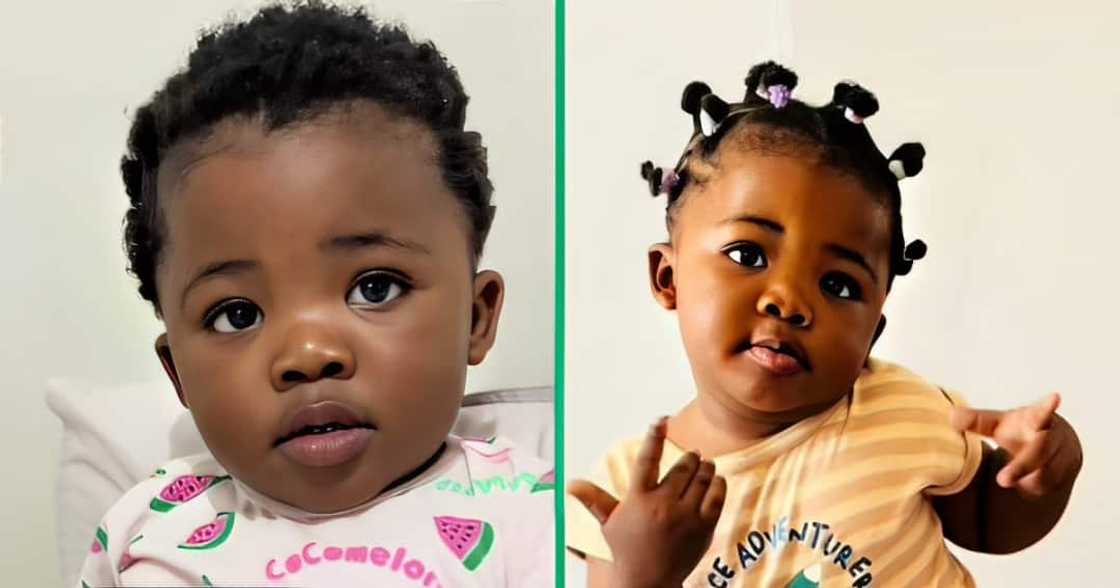 A TikTok video shows a little girl singing groove songs instead of church music. A TikTok video shows a little girl singing groove songs instead of church music.