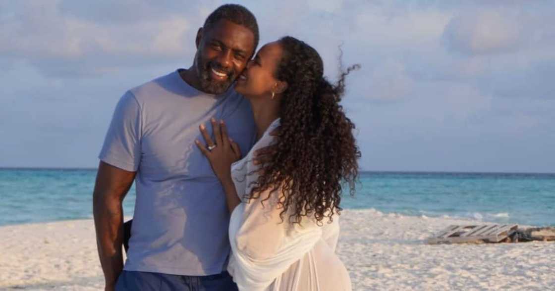 Sabrina Dhowre has celebrated her movie star hubby Idris Elba.