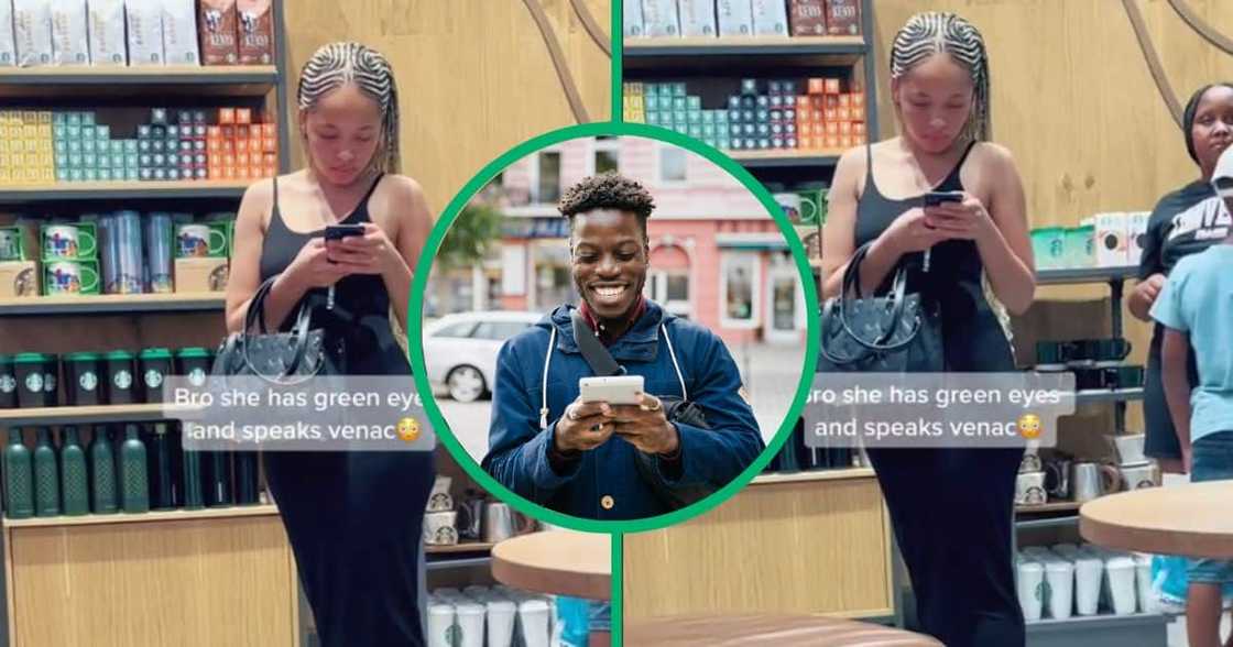 Man drools over Jozi stunner with green eyes Man drools over Jozi stunner with green eyes