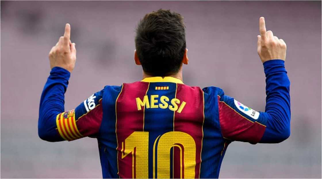 Barcelona, Argentine, Legend, Lionel Messi, La Liga, Goalscorer, Spanish, Top-flight, Goals, Cristiano Ronaldo, Real Madrid, Manchester City Barcelona, Argentine, Legend, Lionel Messi, La Liga, Goalscorer, Spanish, Top-flight, Goals, Cristiano Ronaldo, Real Madrid, Manchester City