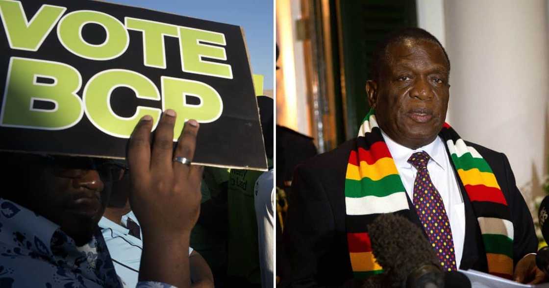 Zimbabwe President Emmerson Mnangagwa