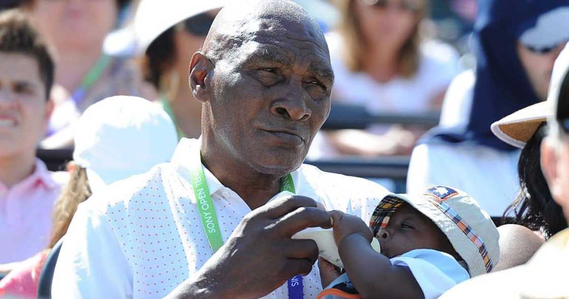 Dylan Williams and his father Dylan Williams and his father