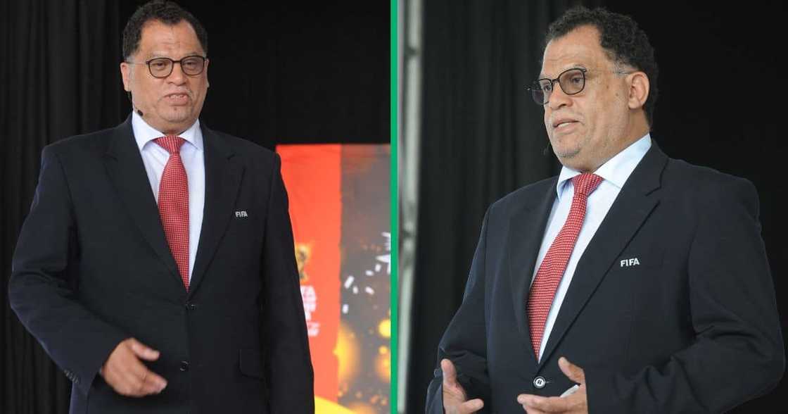 SAFA president Danny Jordaan eyes development in Northern Cape. SAFA president Danny Jordaan eyes development in Northern Cape.