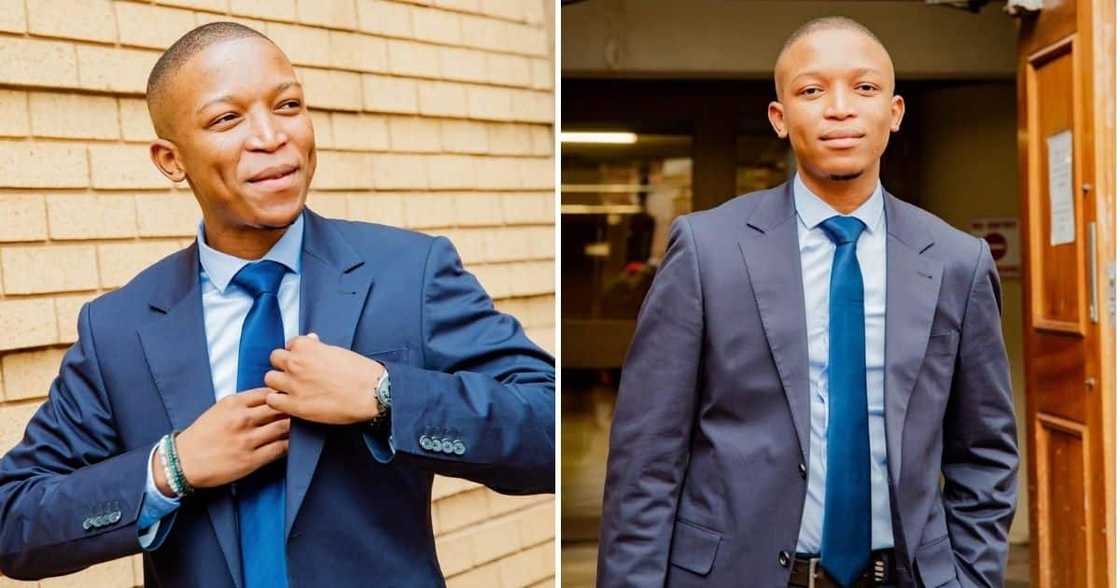 South African Twitter users are delighted as they congratulate young attorney Katlego Makgaila. Image: Twitter South African Twitter users are delighted as they congratulate young attorney Katlego Makgaila. Image: Twitter