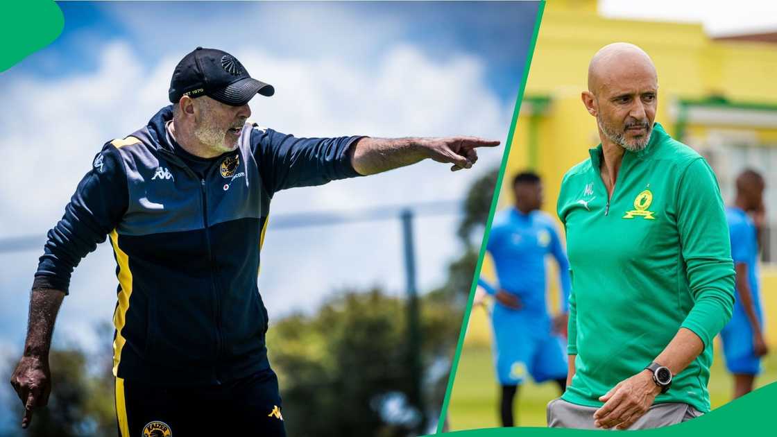 Kaizer Chiefs coach Nasreddine Nabi and Mamelodi Sundowns tactician Miguel Cardoso will push for Nedbank Cup success.