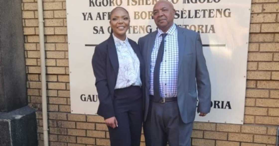 A young lady in Pretoria who became an attorney says that her father, who is a senior attorney in the legal field, was her motivation. A young lady in Pretoria who became an attorney says that her father, who is a senior attorney in the legal field, was her motivation.