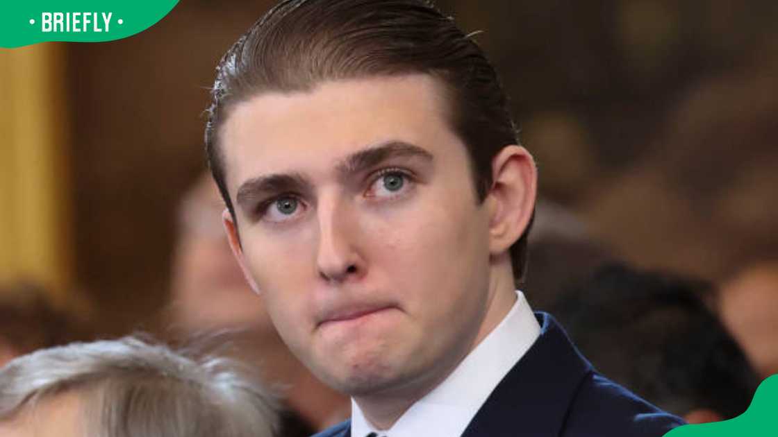 Barron Trump at Donald Trump's inauguration ceremonies Barron Trump at Donald Trump's inauguration ceremonies