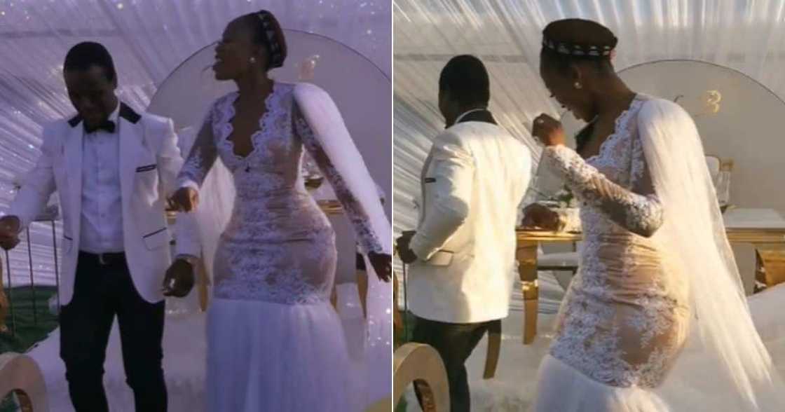 TikTok video shows bride looking amazing in wedding dress TikTok video shows bride looking amazing in wedding dress