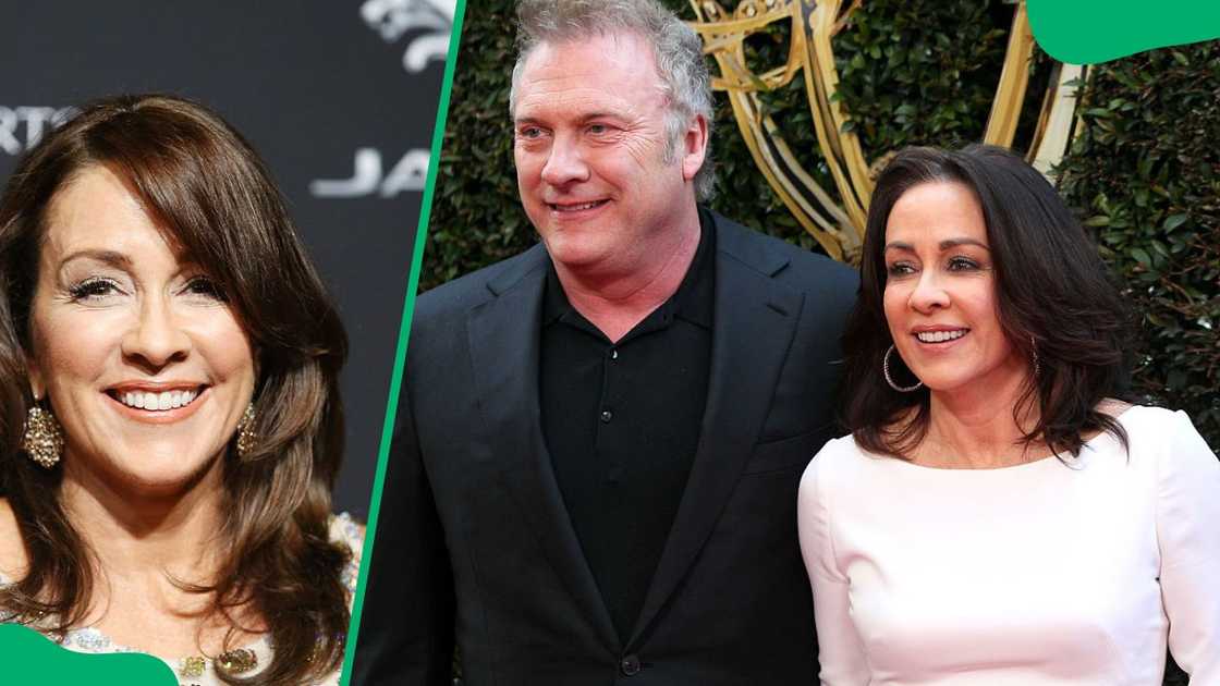 Patricia at the 2014 BAFTA Awards (L). David Hunt and his wife, Heaton, at the 2016 Daytime Creative Arts Emmy Awards (R) Patricia at the 2014 BAFTA Awards (L). David Hunt and his wife, Heaton, at the 2016 Daytime Creative Arts Emmy Awards (R)