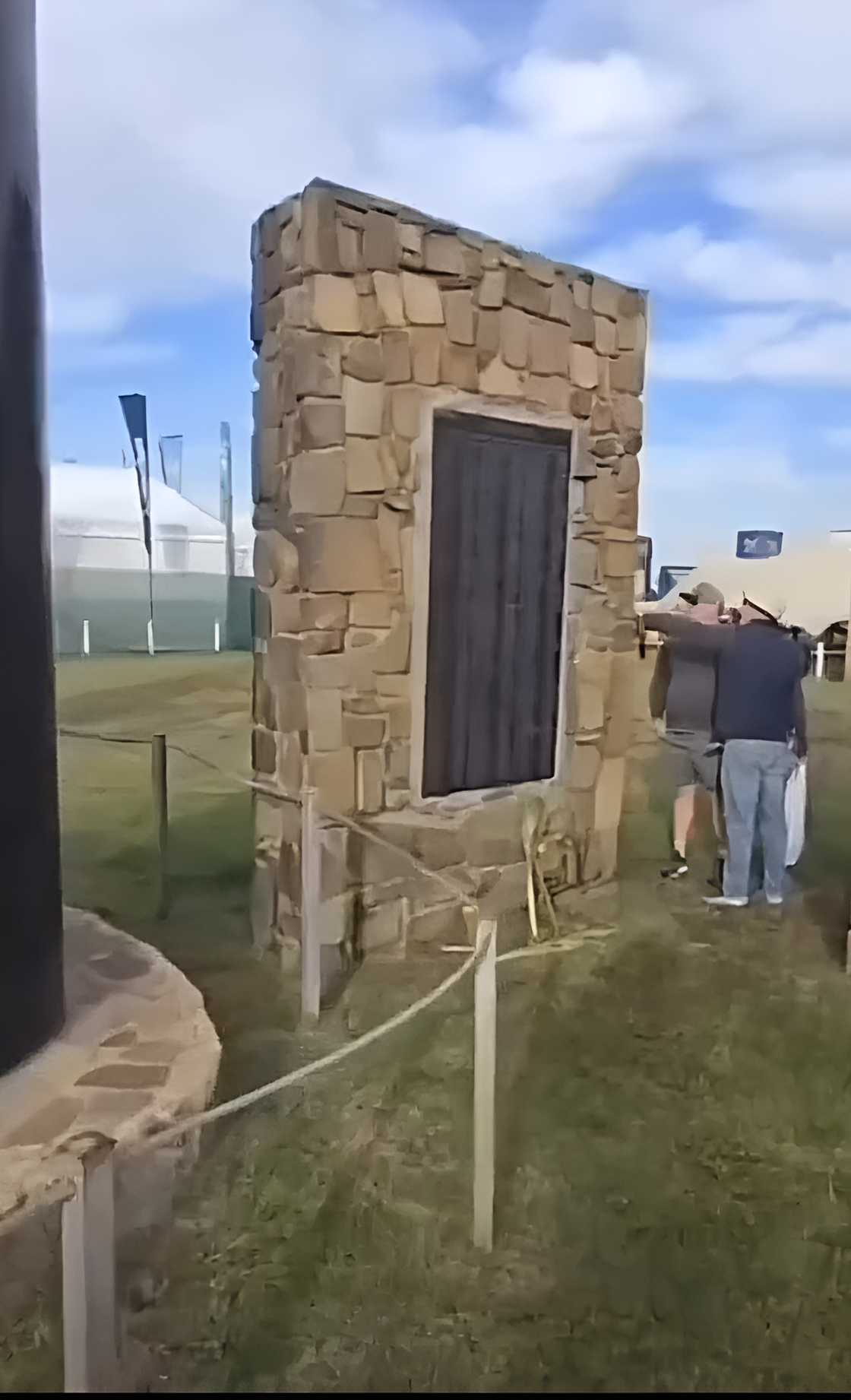 A video of the Wall of Remembrance for murdered white farmers sparked outrage. A video of the Wall of Remembrance for murdered white farmers sparked outrage.