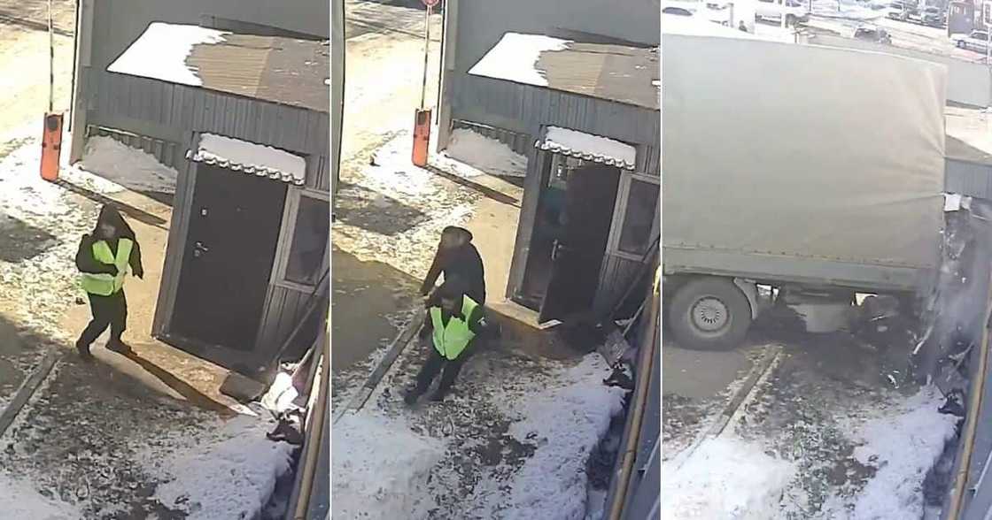 Security guard saves co-worker's life Security guard saves co-worker's life