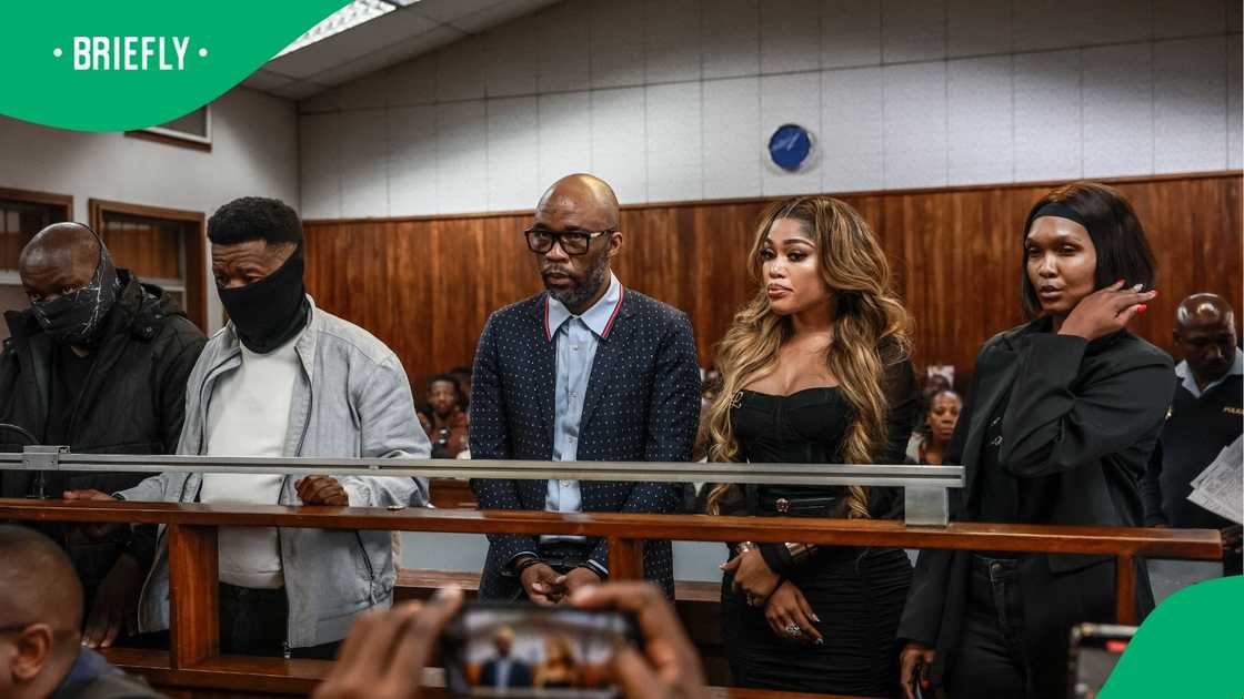 Vusimuzi 'Cat' Matlala and his co-accused in court Vusimuzi 'Cat' Matlala and his co-accused in court