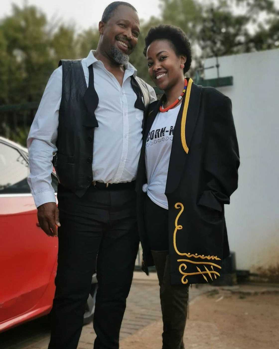Sello Maake kaNcube's fiancé Sello Maake kaNcube's fiancé