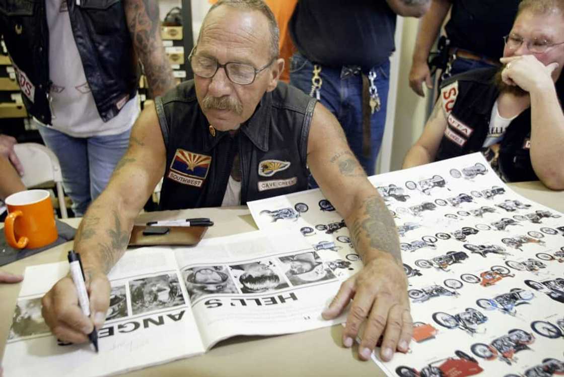 Sonny Barger, founder of the Hells Angels motorcycle club -- seen here in August 2003 -- passed away at the age of 83 after a brief battle with cancer. Sonny Barger, founder of the Hells Angels motorcycle club -- seen here in August 2003 -- passed away at the age of 83 after a brief battle with cancer.