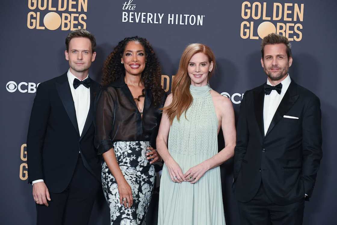 Suits cast at the Golden Globes Suits cast at the Golden Globes