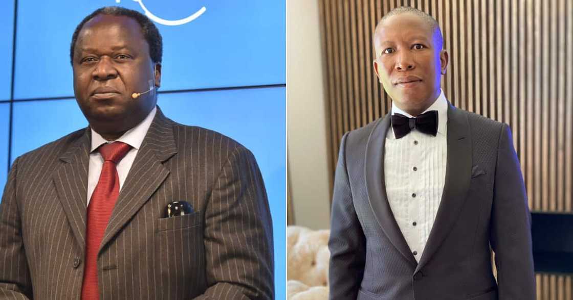 Wiping the slate clean: Tito Mboweni and Julius Malema make peace Wiping the slate clean: Tito Mboweni and Julius Malema make peace