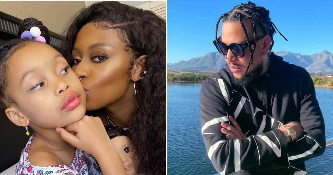 AKA, DJ Zinhle and Kairo Forbes AKA, DJ Zinhle and Kairo Forbes