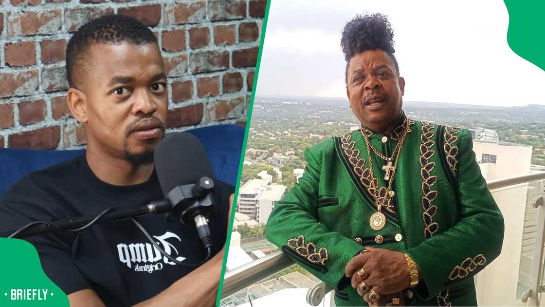 Mpho Popps imitated Papa Penny Mpho Popps imitated Papa Penny