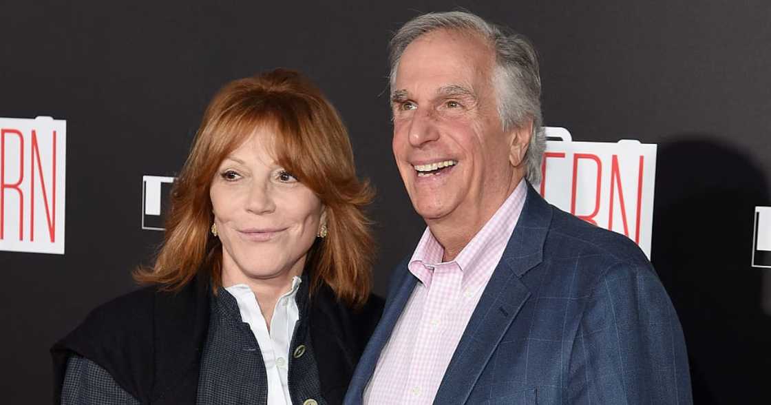 Henry Winkler and his wife Henry Winkler and his wife