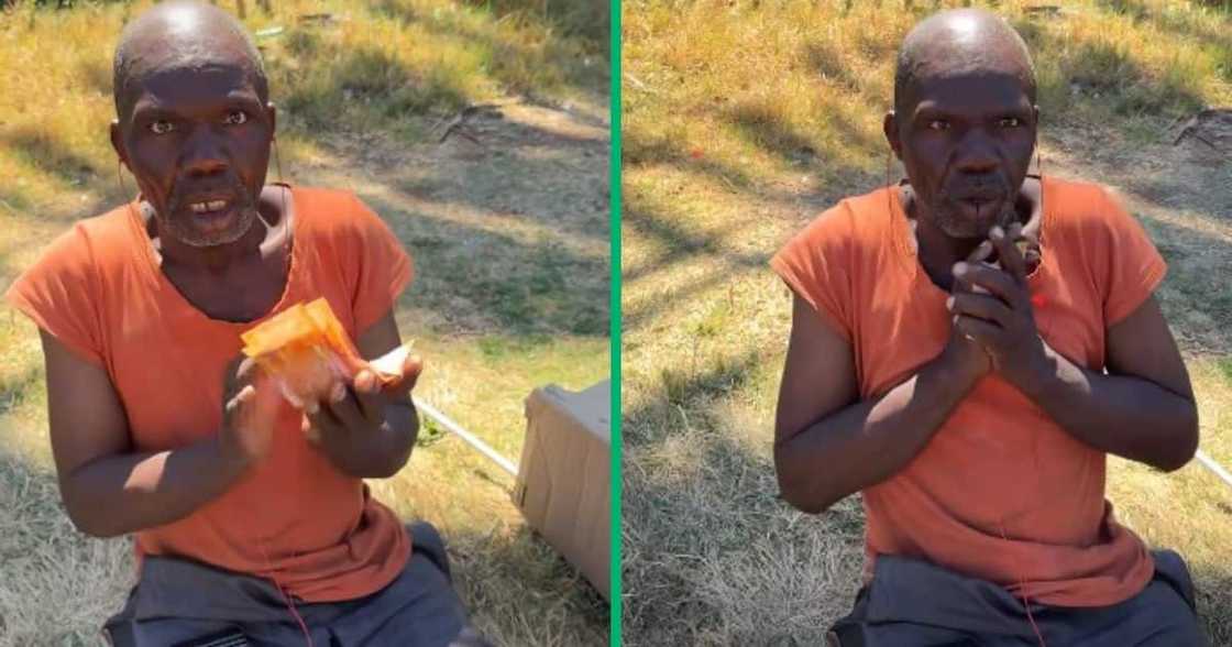 BI Phakathi gave a man thousands of rand in a Facebook reel. The man was surprised BI Phakathi gave a man thousands of rand in a Facebook reel. The man was surprised