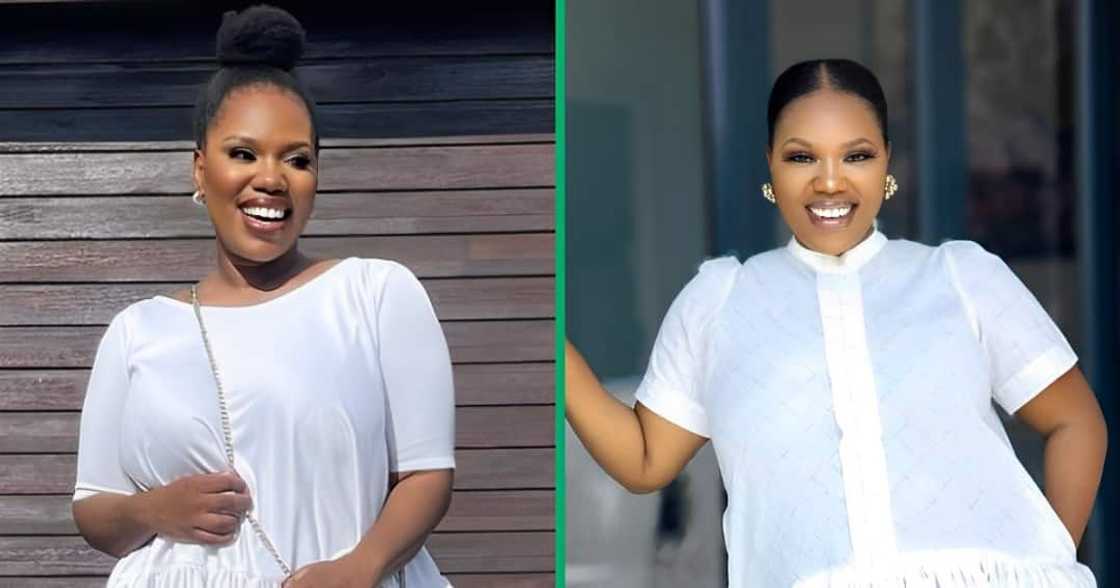 Actress Gugu Gumede opened up about losing weight. Actress Gugu Gumede opened up about losing weight.