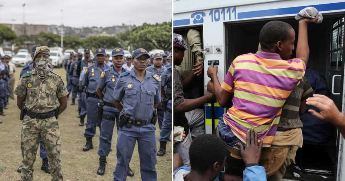Gauteng police arrested more than 100 people during an Okae Molao operation in Soweto Gauteng police arrested more than 100 people during an Okae Molao operation in Soweto