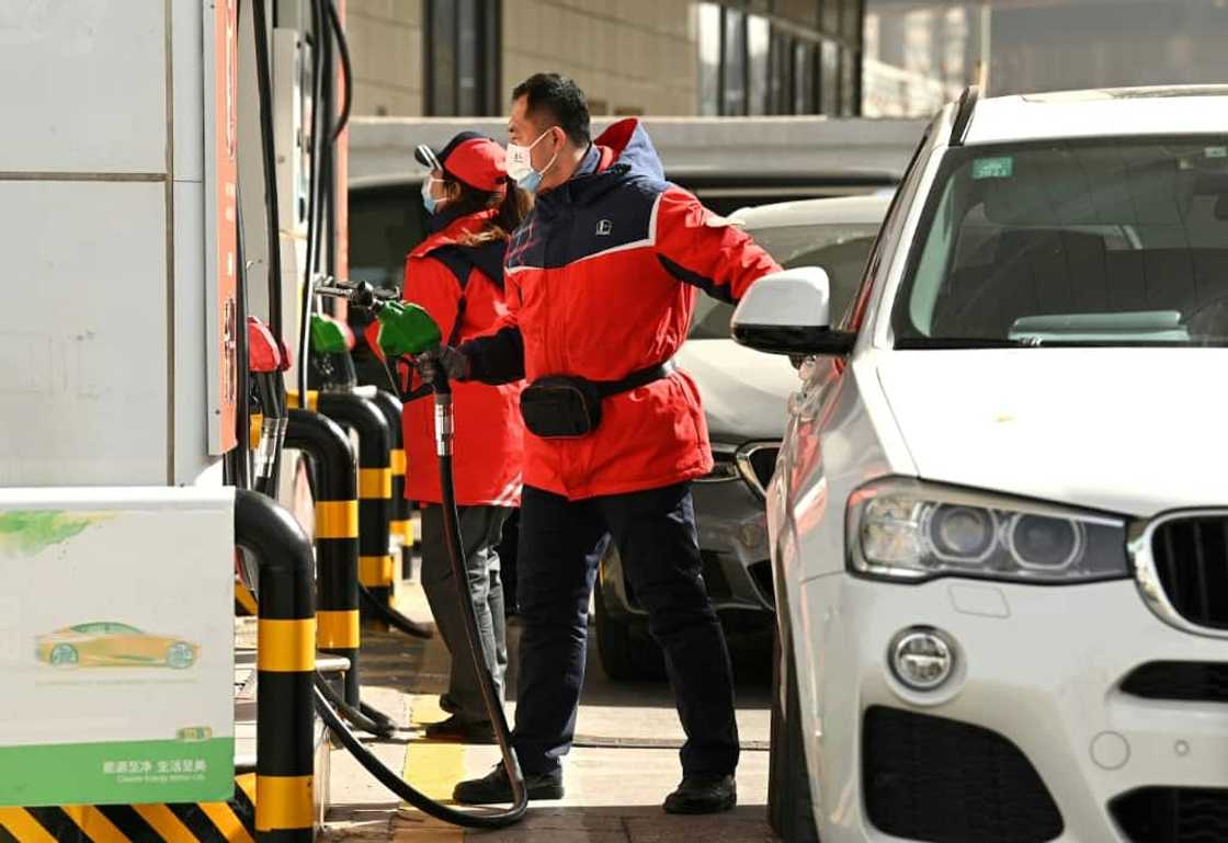 A gas station is seen in March 2022 in China, which has remained the key buyer of Iranian oil despite US sanctions A gas station is seen in March 2022 in China, which has remained the key buyer of Iranian oil despite US sanctions