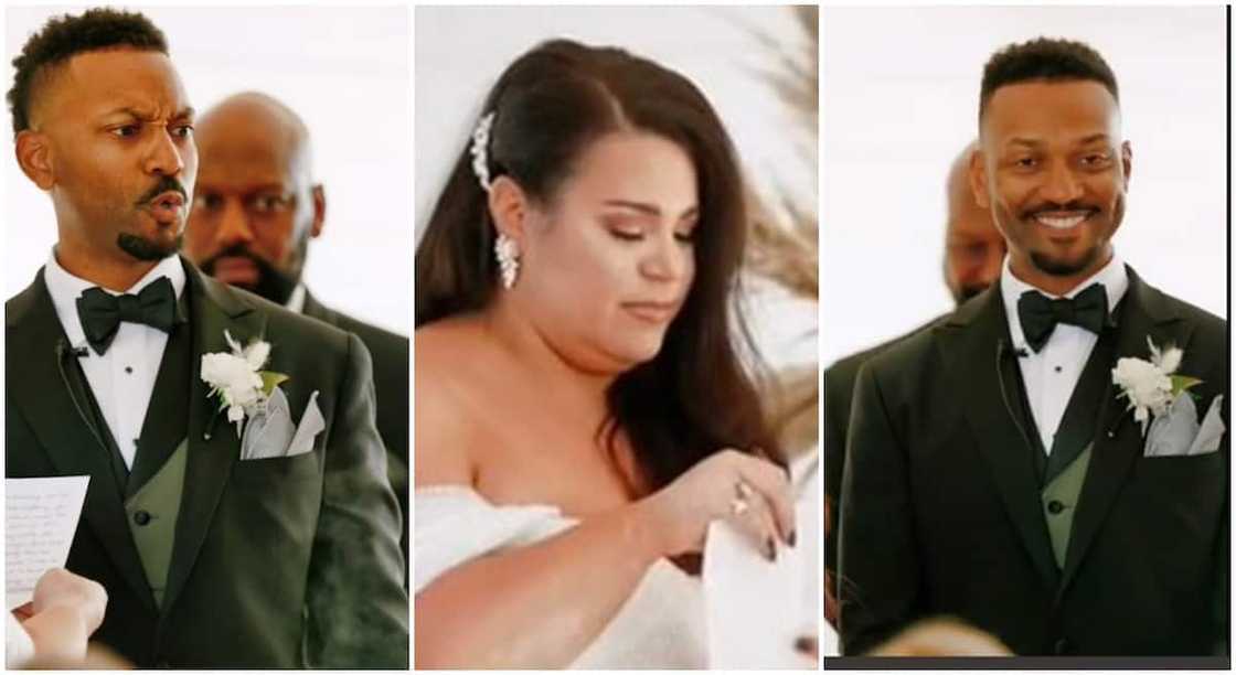 Photos of wedding ceremony between Christie and Byron who dated for 15 good years.