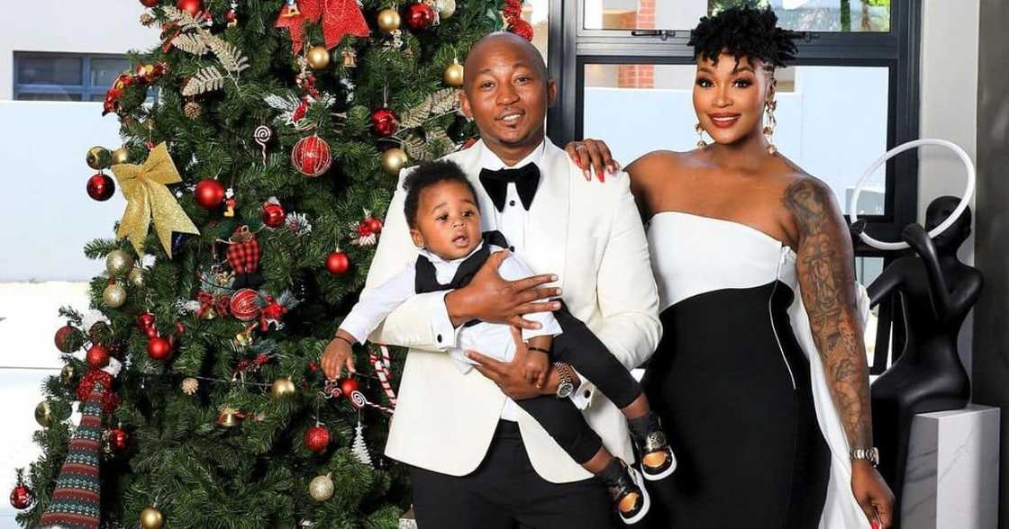 Lamiez Holworthy and Khuli Chana's son Leano started walking