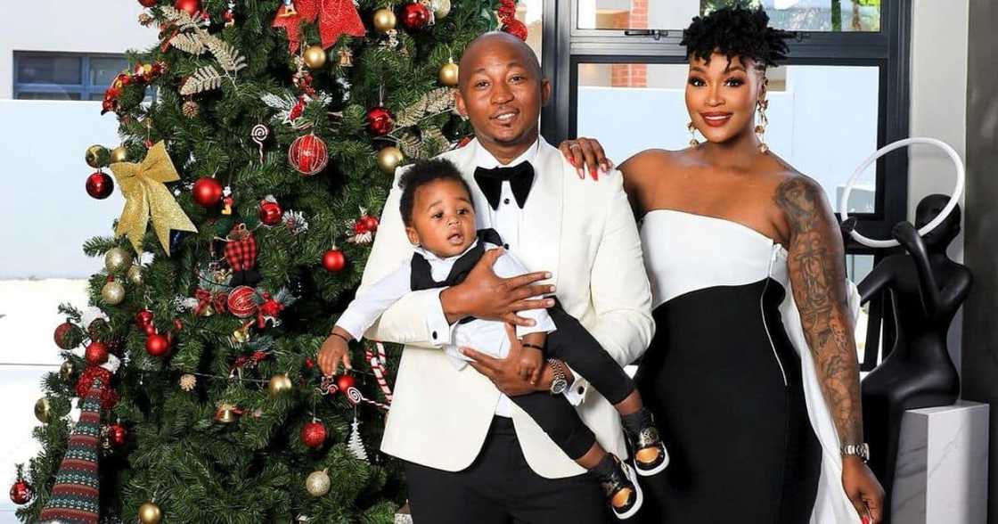 Lamiez Holworthy and Khuli Chana's son Leano started walking Lamiez Holworthy and Khuli Chana's son Leano started walking