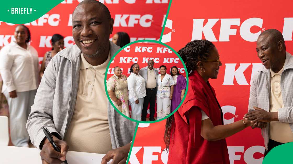 Musa Mseleku Signs KFC’s No Sharing Contract, Backed by His Wives