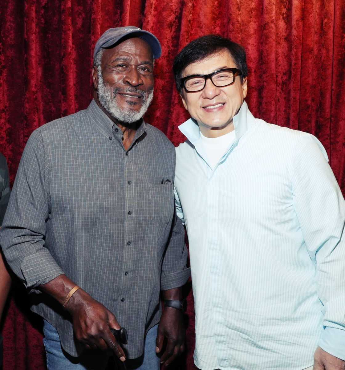 John Amos and Jackie Chan John Amos and Jackie Chan