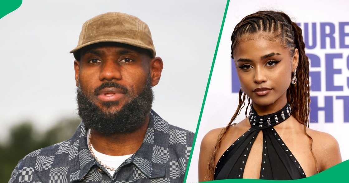 Lebron posed with Tyla in Paris. Lebron posed with Tyla in Paris.