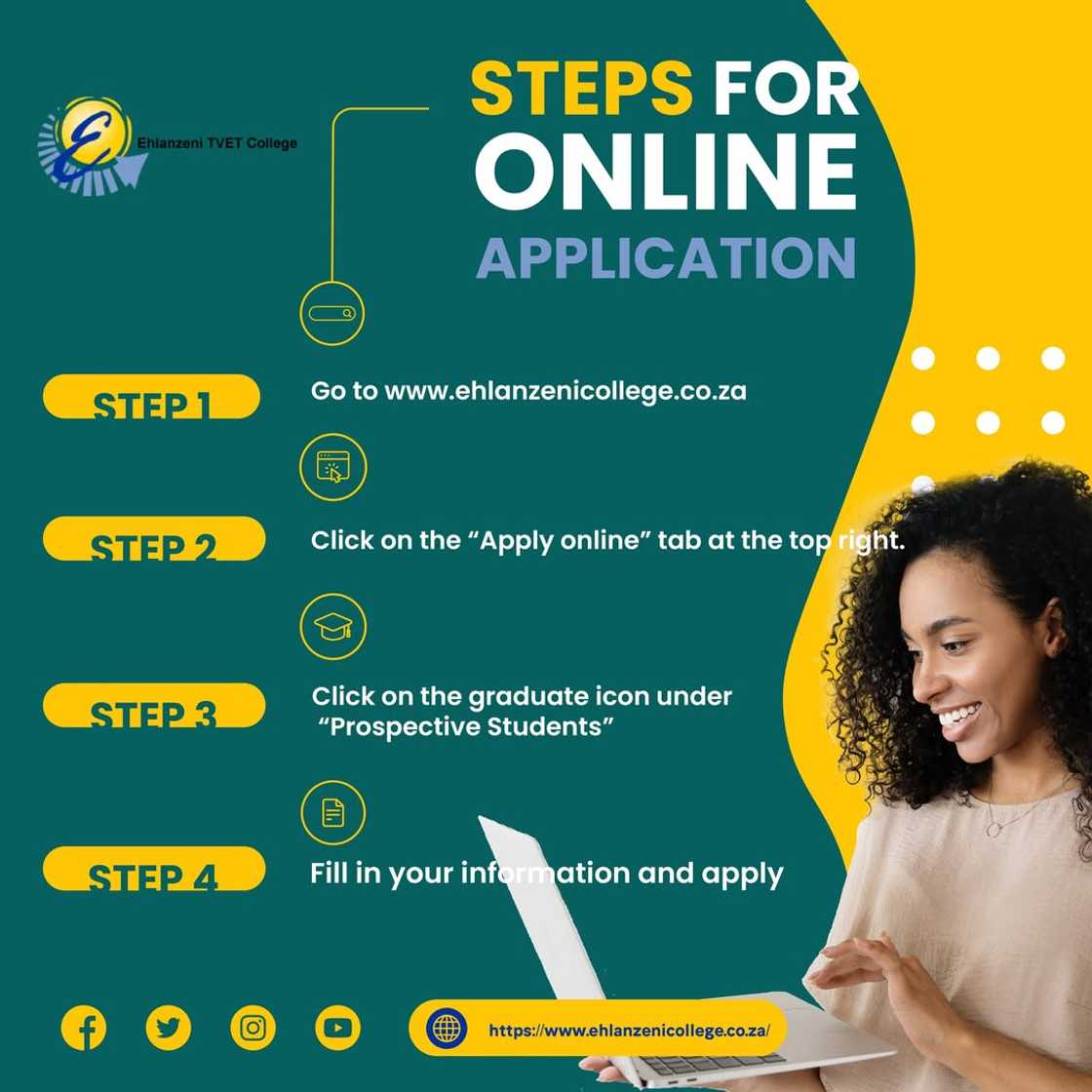 Ehlanzeni TVET College application guide