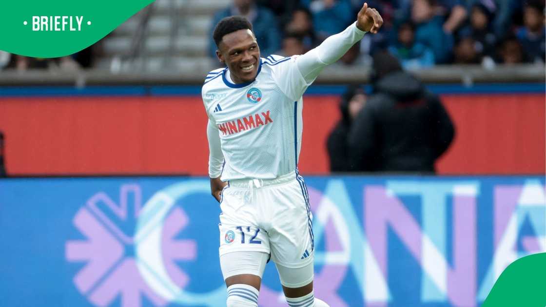 Bafana Bafana striker Lebo Mothiba was a RC Strasbourg player before his release last season.