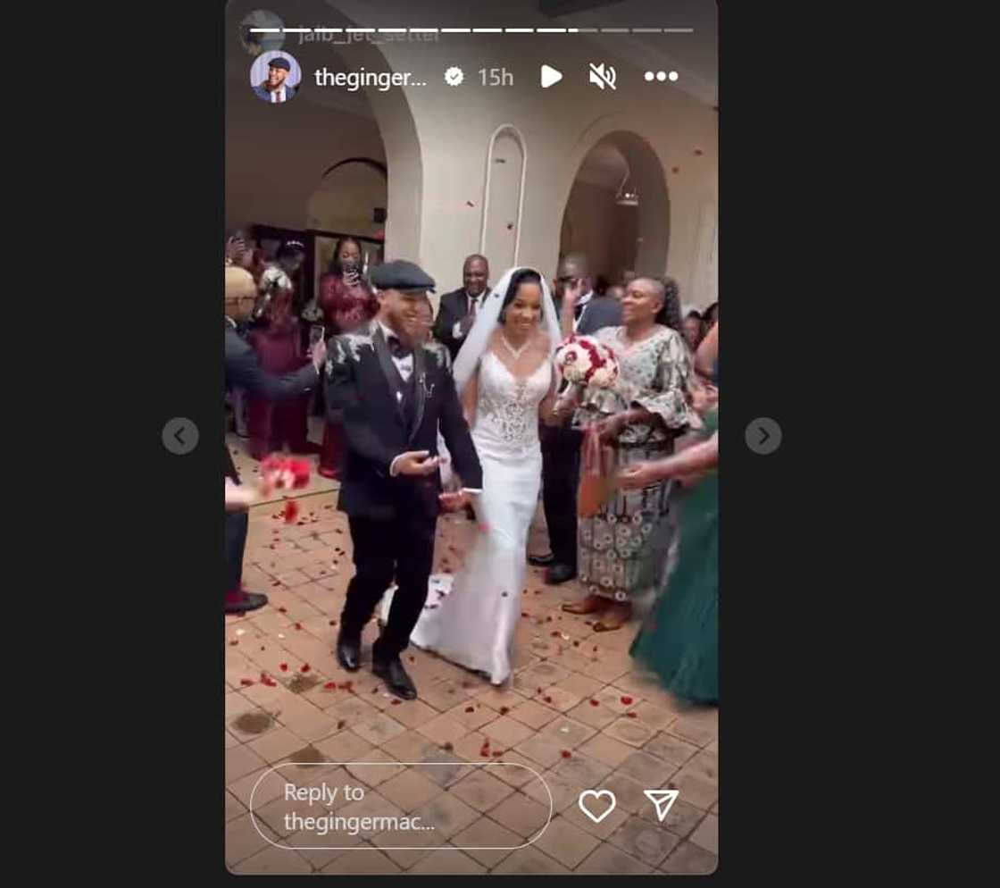 Rouge and her longtime boyfriend Ginger Mac got married on Saturday, 9 December Rouge and her longtime boyfriend Ginger Mac got married on Saturday, 9 December
