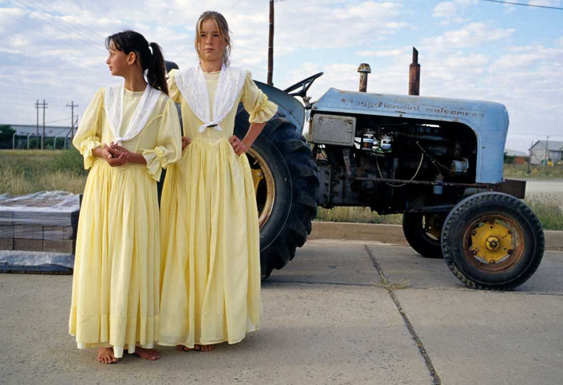 Orania residents in their traditional clothing