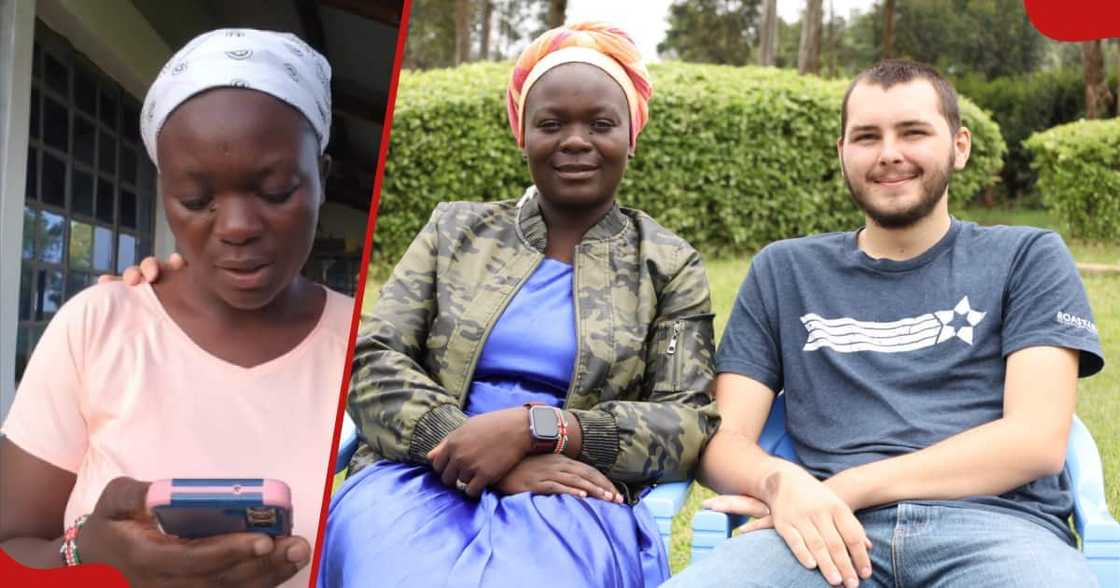 Wajumbe Records's Mama Jimmy , next frame shows her with her husband. Wajumbe Records's Mama Jimmy , next frame shows her with her husband.