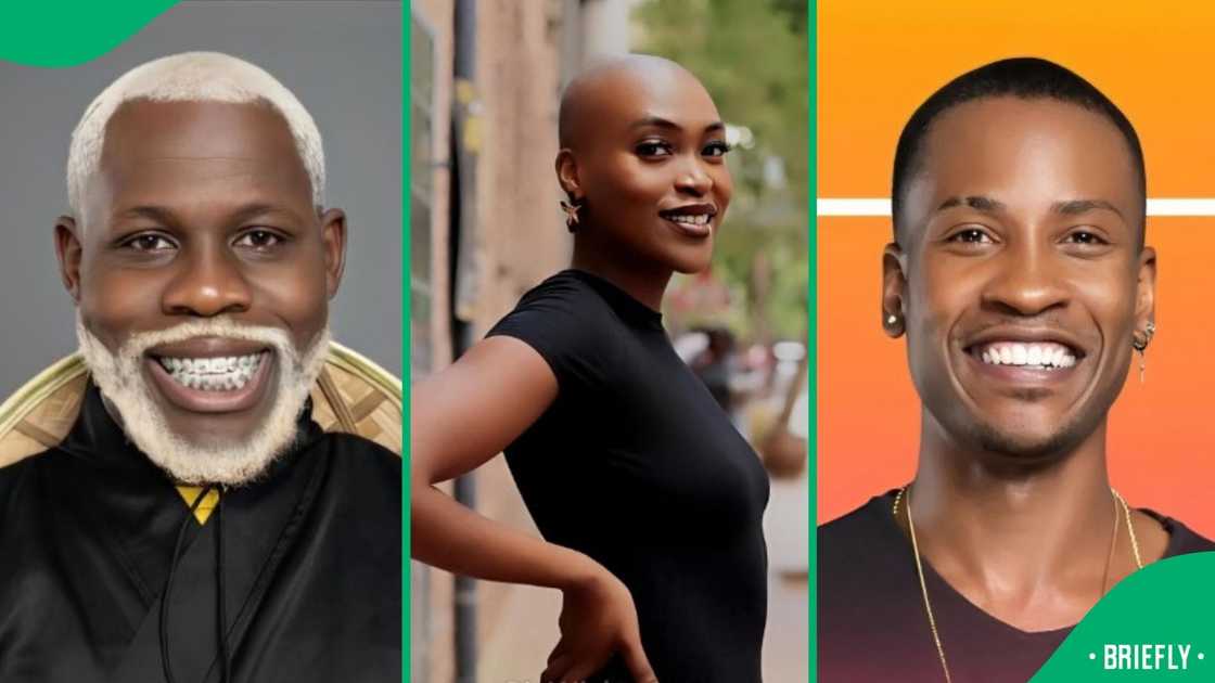 Big Brother Mzansi contestants Muzi the Mbuzi, Nsuku, and Sipha Lee Big Brother Mzansi contestants Muzi the Mbuzi, Nsuku, and Sipha Lee